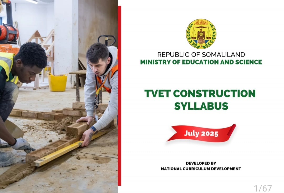 Construction, TVET textbook cover