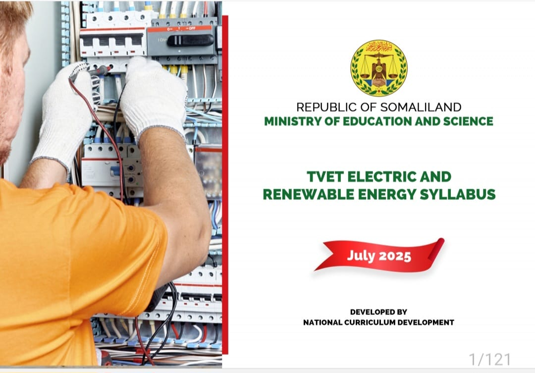 Electric & Renewable Energy, TVET textbook cover