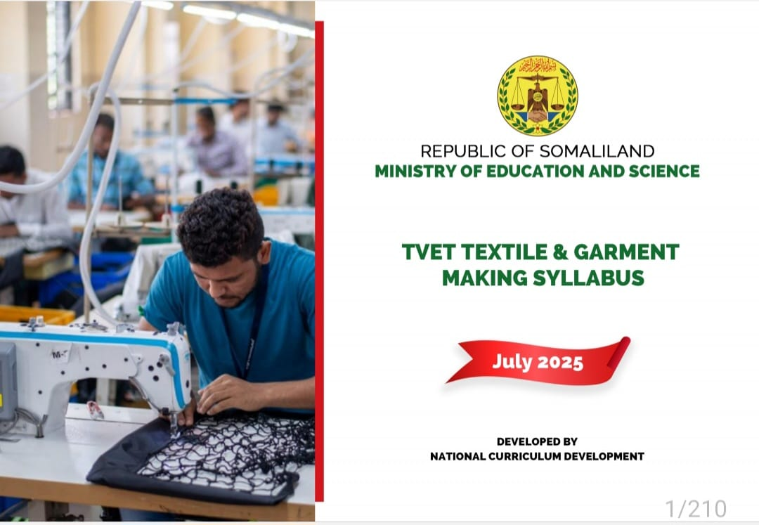 Textile & Garment Making, TVET textbook cover